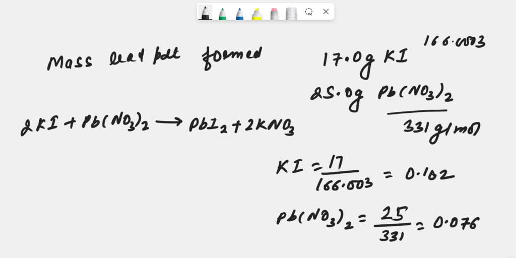 SOLVED If I Start With 25 0 G Of Lead iII Nitrate And 15 0 G Of solved-if-i-start-with-25-0-g-of-lead-iii-nitrate-and-15-0-g-of