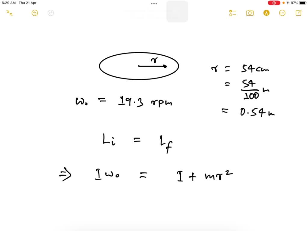 SOLVED A potter's wheel with rotational inertia 7.42 kgâ‹…mÂ² is
