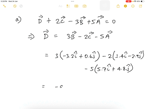 given-the-following-vectors-beginarrayc-overrightarrowboldsymbola57-hatimath48-hatboldsymboljmath-overrightarrowboldsymbolb-32-hatimath06-hatboldsymboljmath-overrightarrowboldsymbolc14-hatimath-29-hat