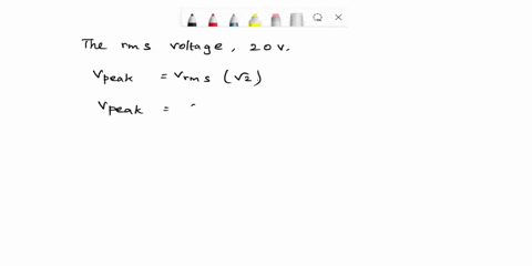 when-the-rms-output-voltage-of-a-bridge-full-wave-rectifieris20vthe-peak-inverse-voltage-across-the-diodes-isneglecting-the-diode-arop-a20vb40vc283va566-v-b-a-d-b-a-c-c-d-70745