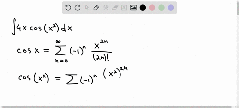 use-series-to-compute-the-indefinite-integral-4x-cosx2-dx-c-x-14406