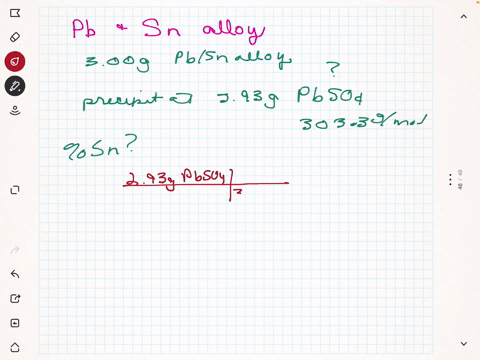 40-a-300-g-sample-of-an-alloy-containing-only-pb-and-sn-was-dissolved-in-nitric-acid-hno-sulfuric-acid-was-added-t0-this-solution_-which-precipitated-293-g-of-pbsot-assuming-that-all-of-the-34984