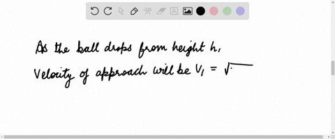 a-ball-is-dropped-from-the-height-h1-and-if-re-bounces-to-a-height-h2-find-the-value-of-coefficient-of-restitution