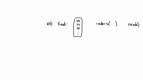use-the-following-information-to-answer-the-nest-two-exercises-the-following-data-are-the-distances-between-20-recail-stores-and-a-large-distribution-centec-the-datances-are-in-miles-29-37-38-40-58-67