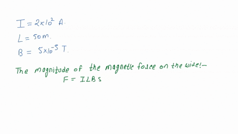 two-electrical-line-poles-are-situated-500-m-apart-one-directly-north-of-the-other-a-horizontal-wire-running-between-them-carries-a-dc-current-of-20-x-102-a-if-earth-magnetic-field-in-the-vi-45069