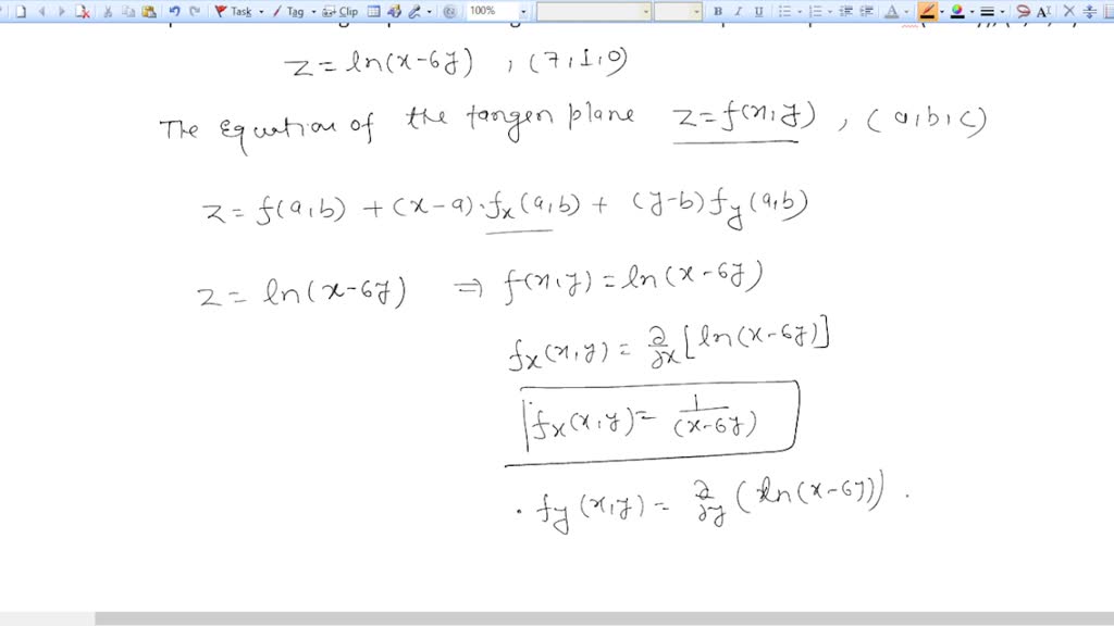 SOLVED: Find an equation of the tangent plane to the given surface at ...