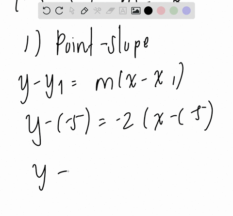 write-in-point-slope-form-the-equation-of-the-line-then-rewrite-the-equation-in-slope-intercept-fo-6-36383