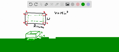 a-box-with-no-top-is-to-be-constructed-from-a-piece-of-cardboard-whose-length-measures-6-inches-more-than-its-width-the-box-is-formed-by-cutting-squares-that-measure-2-inches-on-each-side-fr-34204