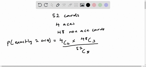 five-cards-are-dealt-from-a-shuffled-deck-what-is-the-probability-that-the-dealt-hand-contains-exactly-two-aces-given-that-we-know-it-contains-at-least-one