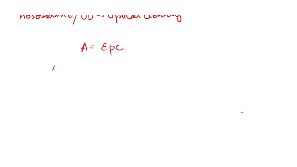 SOLVED are given a blank and a 0.1 mM cytosine solution Using a spectrophotometer perform a