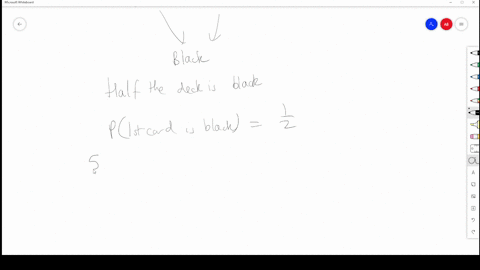 suppose-two-cards-are-dealt-from-a-deck-of-52-what-is-the-probability-that-the-second-card-is-a-spade-given-that-the-first-card-is-black