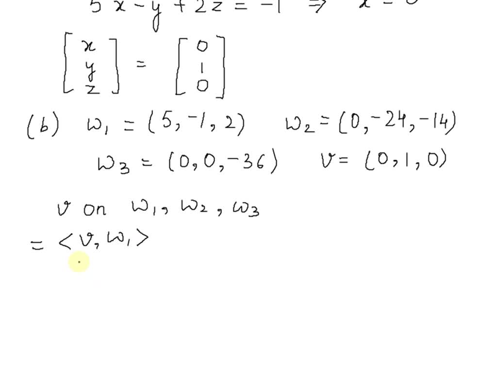 SOLVED: Let A = 4 Ad B-[d]: Pts) Compute B The Orthogonal Projection Of ...