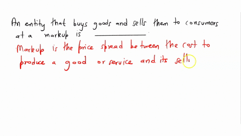 an-entity-that-buys-goods-and-sells-them-to-consumers-at-a-markup-is-a-________-92005
