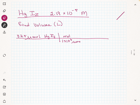 calculate-the-volume-in-liters-of-a-219105-m-mercuryii-iodide-solution-that-contains-325mol-of-mercuryii-iodide-hgi2-be-sure-your-answer-has-the-correct-number-of-significant-digits-28113