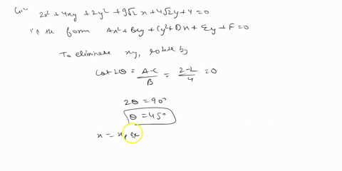 use-the-principal-axes-theorem-to-perform-a-rotation-of-axes-to-eliminate-the-xy-term-in-the-quadratic-equation-2x2-4xy-2y2-svix-2v2y-9-0-identify-the-resulting-rotated-conic-parabola-ellips-42557