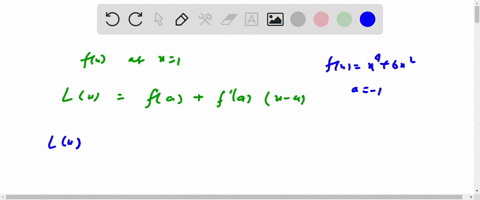 find-the-linearization-lx-of-the-function-at-a_-fx-x4-6x2-a-1-lx-21117