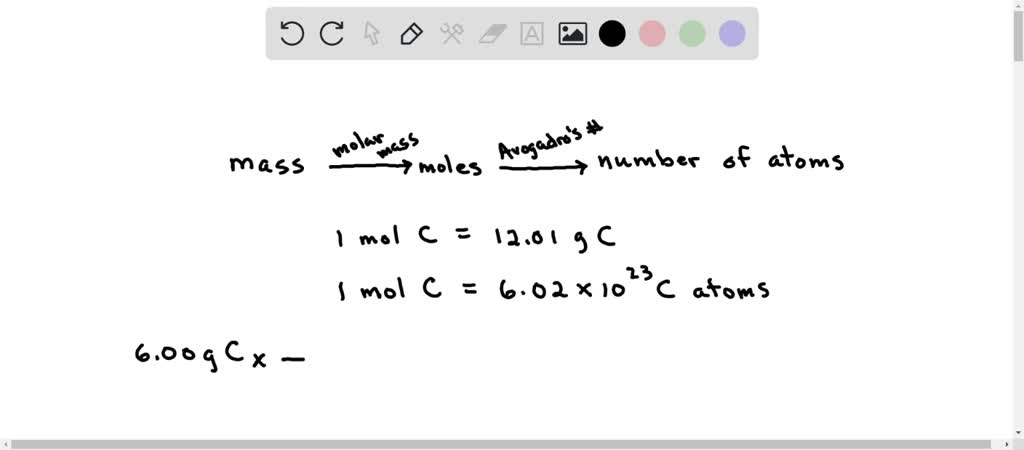 Solved: How Many Atoms Of Carbon Are In 6.00g Of Carbon?