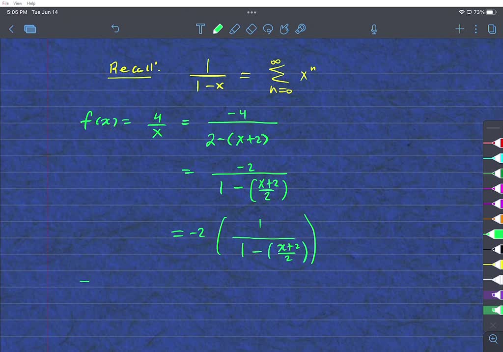 solved-find-the-taylor-series-in-summation-notation-for-f-x-4-x