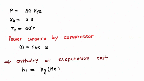 refrigerator-uses-refrigerant-134a-the-working-fluid-and-operates-the-ideal-vapor-compression-refrigeration-cycle-except-for-the-compression-process_-the-refrigerant-enters-the-evaporator-at-43565