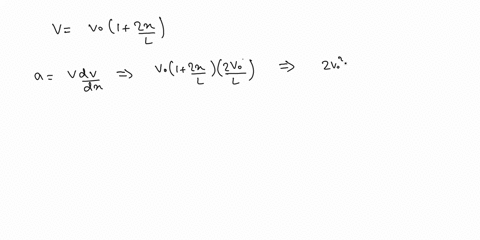 flow-through-the-converging-nozzle-in-fig-p42-can-be-approximated-by-the-one-dimensional-velocity-distribution-u-vo-1-2xl-v-0-w-0a-find-a-general-expression-for-the-fluid-acceleration-in-the-00918