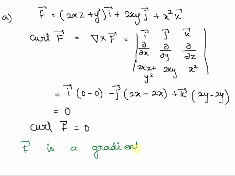 3-points-for-each-of-the-following-vector-fields-find-its-curl-and-determine-if-it-is-a-gradient-field-a-f-2xz-y-2xyjxk-curl-f-0j0j0k-is-a-gradient-field-b-g-yzi-22-xz-jxy2yz-curl-g-2zk-is-n-36632