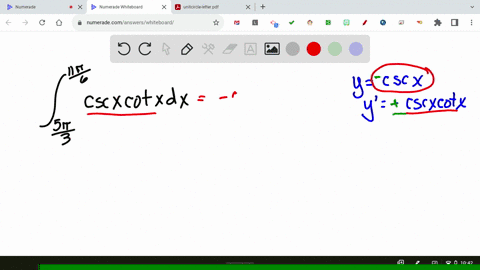 int_s-pi-311-pi-6-csc-x-cot-x-d-x-72715
