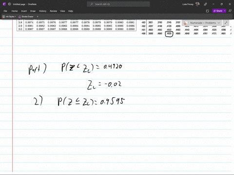 part-oneuse-the-standard-normal-table-to-find-the-z-score-that-corresponds-to-the-cumulative-area-04920-if-the-area-is-not-in-the-table-use-the-entry-closest-to-the-area-if-the-area-is-halfw-40104