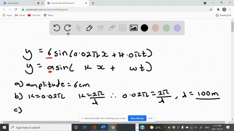 the-equation-of-a-transverse-wave-traveling-along-a-very-long-string-is-y60-sin-0020-pi-x40-pi-t-where-x-and-y-are-expressed-in-centimeters-and-t-is-in-seconds-determine-a-the-amplitude-b-the-wavele-2