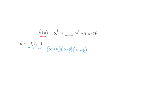 find-a-polynomial-function-of-degree-3-with-real-coefficients-that-has-the-given-zeros_-23-6-the-polynomial-function-is-fx-x3-_-ix2-12x-36-16298