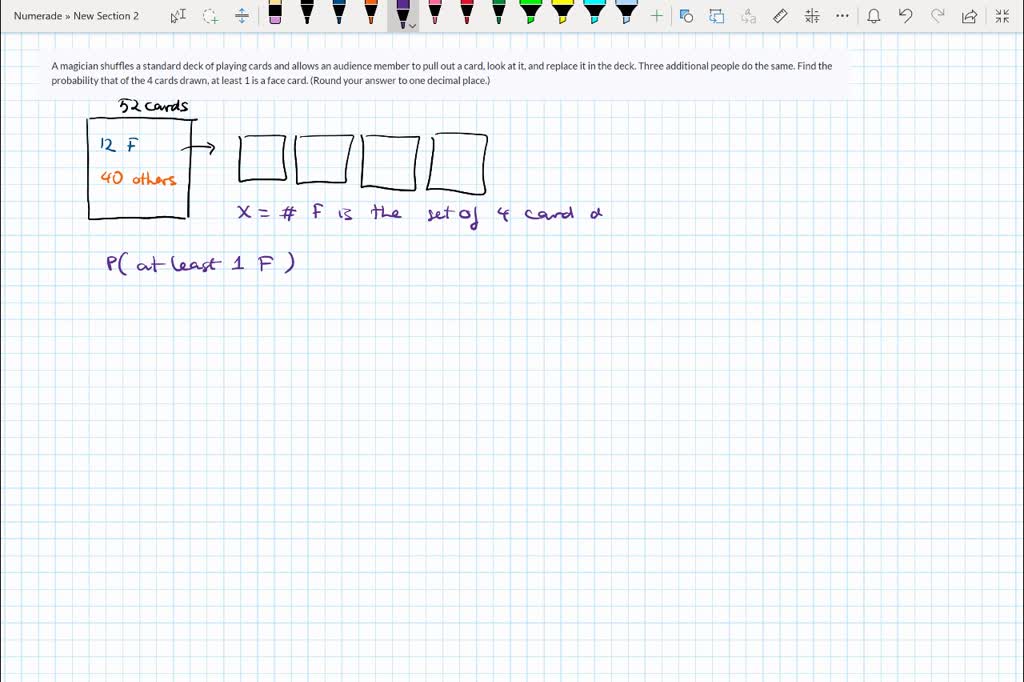SOLVEDA magician shuffles a standard deck of playing cards and allows