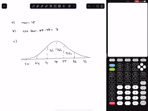 78-test-scores-use-the-empirical-rule-to-answer-the-following-questions-a-the-mean-is-78-b-the-standard-deviation-is-13-of-the-test-scores-are-between-71-and-85-of-the-test-scores-are-betwee-13562