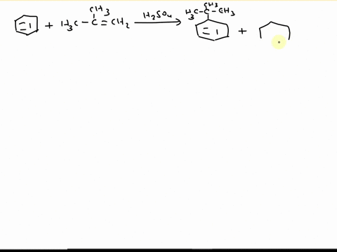 when-benzene-treated-itn-2-methyl-1-propene-and-sulfuric-acid-two-different-monoalkyiation-products-are-possizle-draw-their-structures_-which-one-do-you-expect-to-be-tne-major-product-why-25-69672