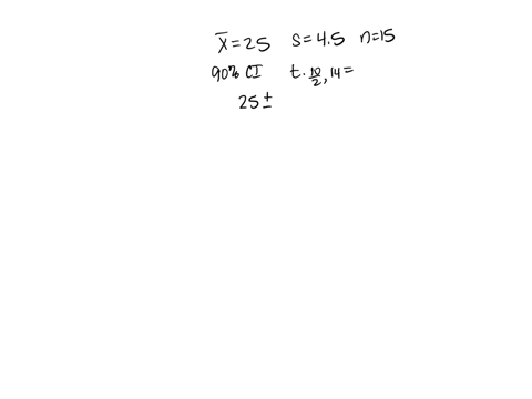 the-sample-mean-is-25-g-the-estimated-standard-deviation-is-45-g-the-sample-size-is-15-and-the-weights-are-normally-distributed-calculate-a-90-two-sided-confidence-interval-for-a-future-rand-11812
