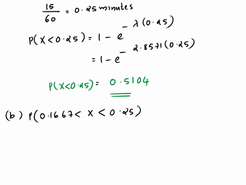 the-time-in-minutes-between-arrivals-of-customers-to-a-post-office-is-to-be-modelled-by-the-exponential-distribution-with-mean-035-parta-what-is-the-probability-that-the-time-between-consecu-64687