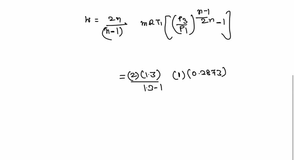 SOLVED A twostage air compressor with perfect intercooling takes in