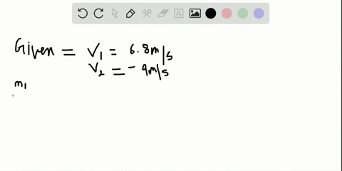 two-particles-are-moving-along-the-x-axis-particle-1-has-a-mass-m1-and-a-velocity-v1-68-ms-particle-2-has-a-mass-m2-and-a-velocity-v2-9-ms-the-velocity-of-the-center-of-mass-of-these-two-particles-i-2