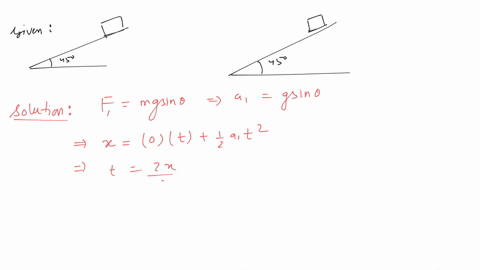 starting-from-rest-a-body-slides-down-a-45-inclined-plane-in-twice-the-time-it-takes-to-slide-down-the-same-distance-in-the-absence-of-friction-the-coefficient-of-friction-between-the-body-and-the-i-3