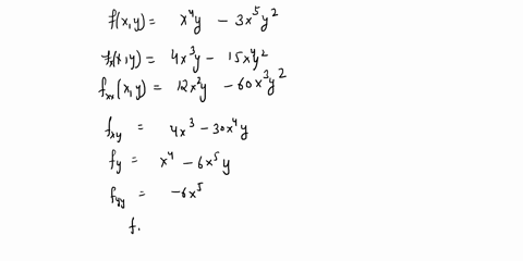 find-all-the-second-partial-derivatives-fx-y-xy-4x5y2-fxxx-y-fxyx-y-fyxx-y-y-47699