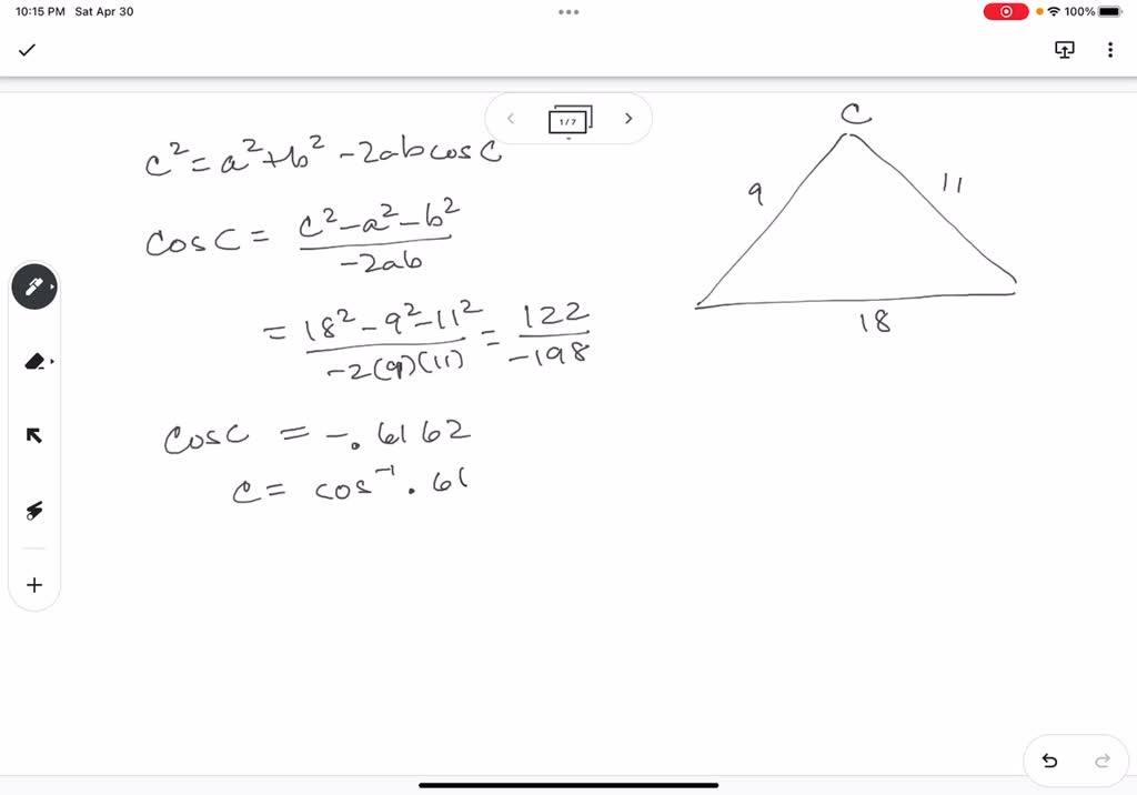 SOLVED 'Refer [0 the figure below. Find the angle opposite the longest