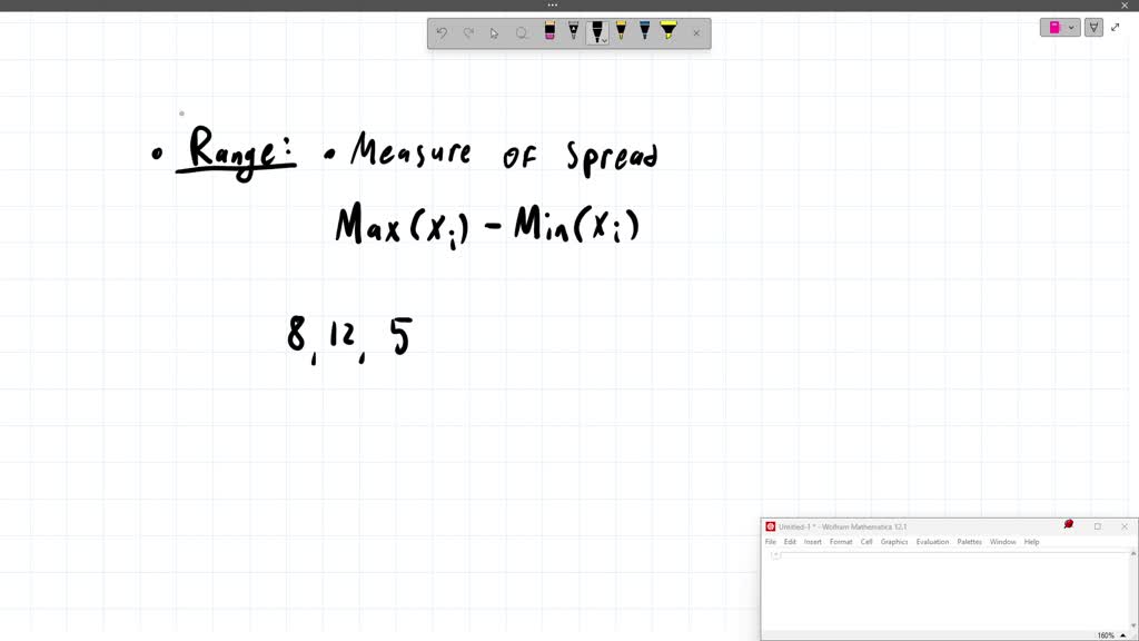 SOLVED: Given the dataset: 8, 12, 5, 19, 22, 5, calculate the range of ...