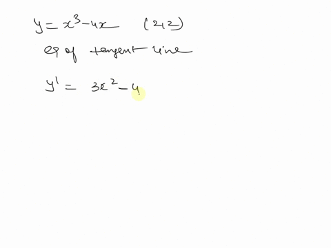 find-the-equation-of-the-tangent-line-to-yx-4x-at-the-point-22-19109
