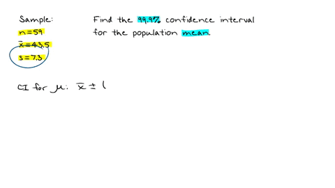 assume-that-a-sample-is-used-to-estimate-a-population-mean-find-the-999-confidence-interval-for-a-sample-of-size-59-with-a-mean-of-435-and-a-standard-deviation-of-73-enter-your-answer-as-an-open-inter