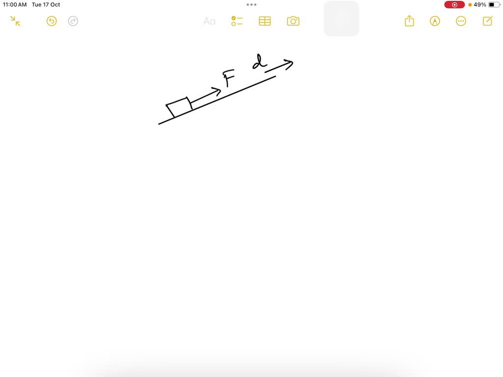 SOLVED: A 0.5 kg mass moves 40 centimeters up the incline shown in the ...