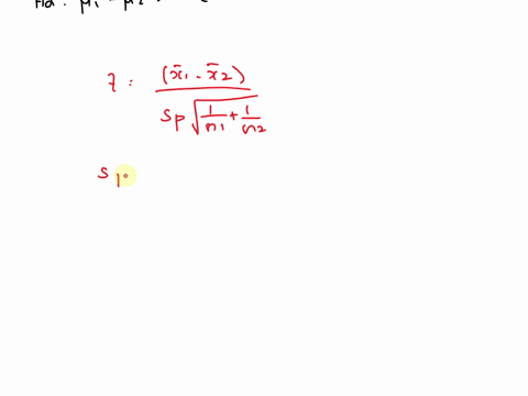 assume-that-you-have-a-sample-of-n19-with-the-sample-mean-x-overbar-146-and-a-sample-standard-deviation-of-s16-and-you-have-an-independent-sample-of-n215-from-another-population-with-a-sampl-65388