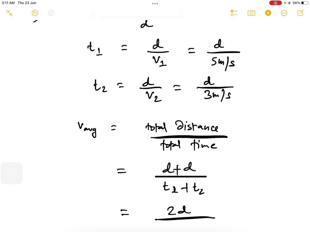 SOLVED: A Person Walks First At A Constant Speed Of 5.00 M/s Along A ...