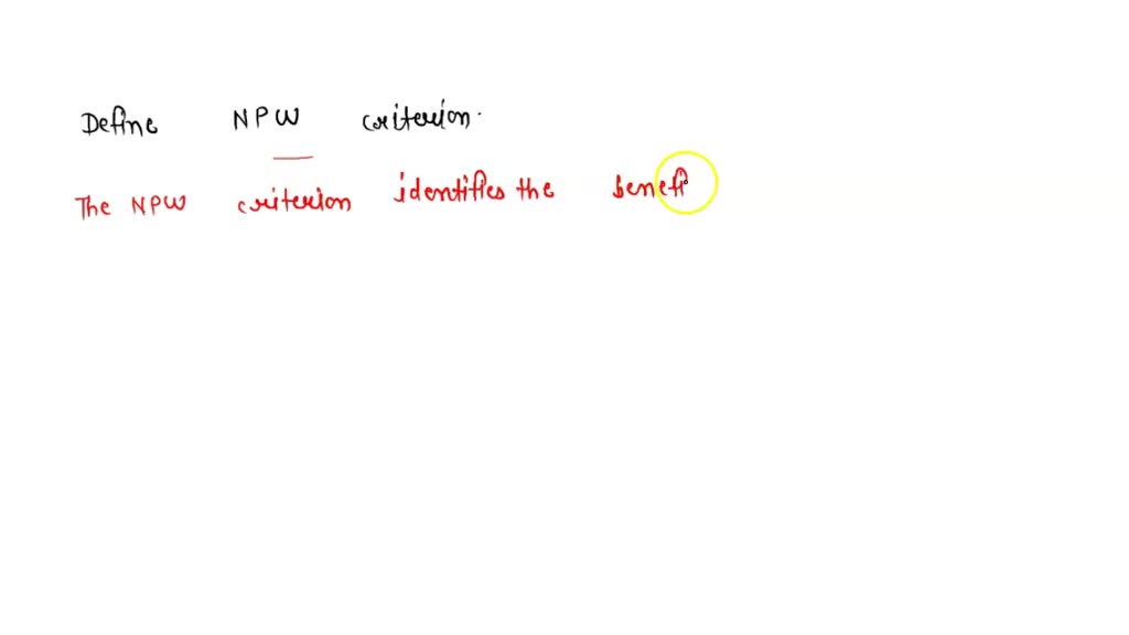 SOLVED What Is The Mean Of Criterion Used By The World Bank In
