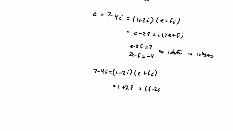 find-gcd7-4i-1-3i-and-then-find-gaussian-integers-z-and-w-such-that-gcd7-4i-1-3i-z7-4i-w1-3i-36607