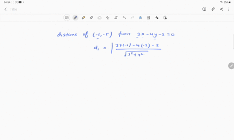 the-point-1-5-is-equidistant-from-the-line-3x-4y-20-and-3x-4yk-0-where-k-cannot-be-equal-to-2-find-the-value-of-k-81786