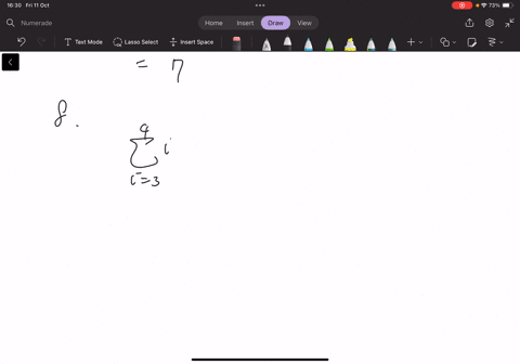 6-sum_i1-i-7-sum_i77-7-8-sum_i34-i2-9-sum_i174-frac1i1i-10-sum_i03-22i