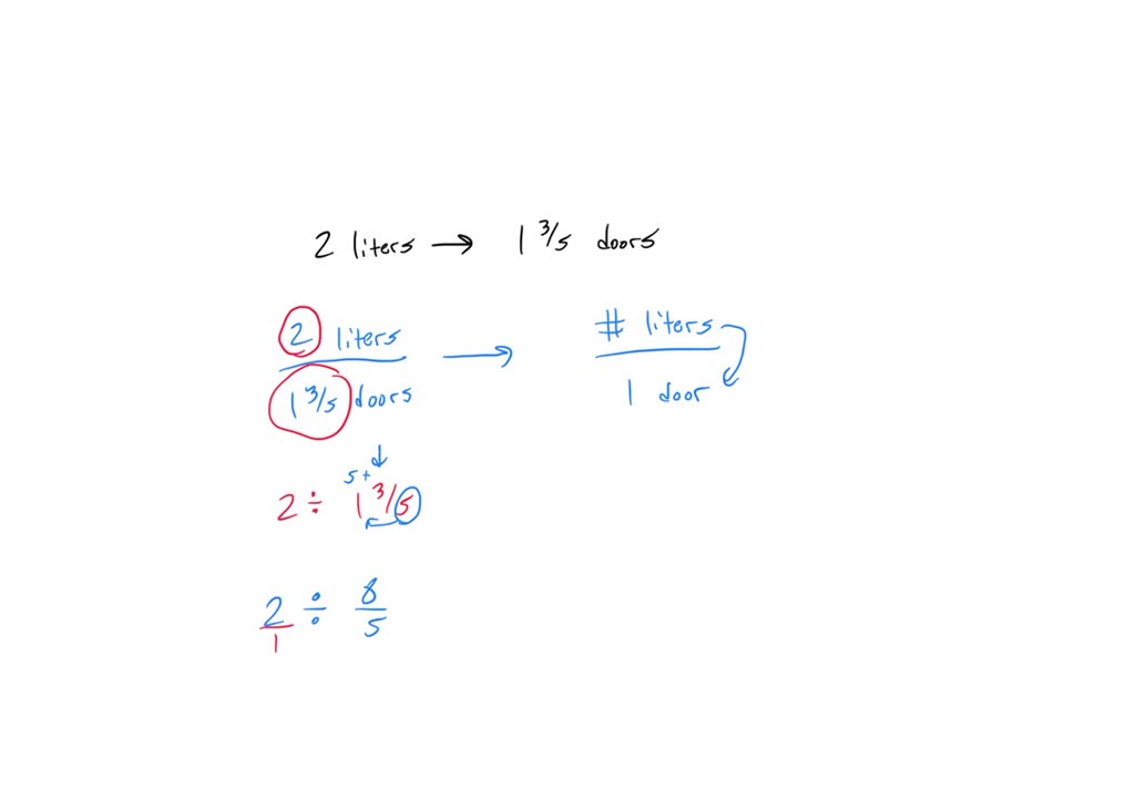 SOLVED Clare is painting some doors that are all the same size. She